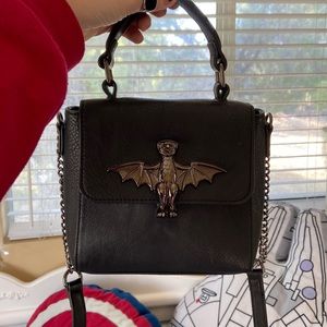 disney faux leather haunted mansion purse